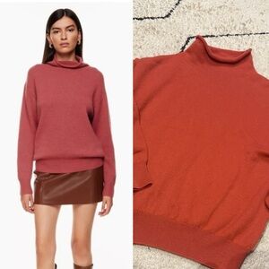 Wilfred montpellier turtleneck s Terracotta Knit Turtleneck